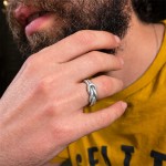 Jt Unisex Ασημένιο Δαχτυλίδι Κόμπος του Ηρακλή Jt Unisex Ασημένιο Δαχτυλίδι Κόμπος του Ηρακλή