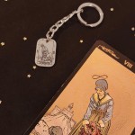 JT Χειροποίητο ατσάλινο μπρελόκ Κάρτα Ταρώ JT Χειροποίητο ατσάλινο μπρελόκ Κάρτα Ταρώ