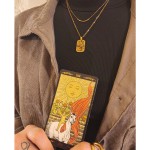 JT Χειροποίητο ατσάλινο κολιέ Κάρτα Ταρώ JT Χειροποίητο ατσάλινο κολιέ Κάρτα Ταρώ