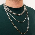 JT Unisex Πρωτότυπη Ατσάλινη Αλυσίδα Λαιμού Persian 2 in 1 JT Unisex Πρωτότυπη Ατσάλινη Αλυσίδα Λαιμού Persian 2 in 1