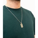 Jt Προσωποποιημένο κολιέ ξυράφι με αλυσίδα boxchain ατσάλι Jt Προσωποποιημένο κολιέ ξυράφι με αλυσίδα boxchain ατσάλι