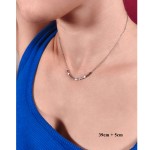 Jt Ατσάλινο Κολιέ Μυστικό Μήνυμα σε Μορς Κώδικα