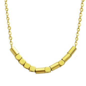 Jt Ατσάλινο Κολιέ Μυστικό Μήνυμα σε Μορς Κώδικα