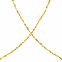 Jt Λαμπρερή ατσάλινη αλυσίδα σώματος bodychain Σιγκαπούρη
