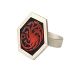 Antria Ασημένιο δαχτυλίδι δράκος Targaryen - Game of Thrones