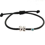 JT Χειροποίητο βραχιόλι γούρι 2026 με ματάκι ZAMAK JT Χειροποίητο βραχιόλι γούρι 2026 με ματάκι ZAMAK