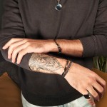 Jt Μοντέρνο βραχιόλι χειροπέδα ατσάλινο γρανάζι