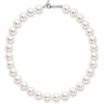 Jt Ασημένιο κολιέ μεγάλα μαργαριτάρια shell pearls 12mm Jt Ασημένιο κολιέ μεγάλα μαργαριτάρια shell pearls 12mm