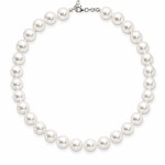 Jt Unisex ασημένιο κολιέ μαργαριτάρια shell pearls 10mm Jt Unisex ασημένιο κολιέ μαργαριτάρια shell pearls 10mm