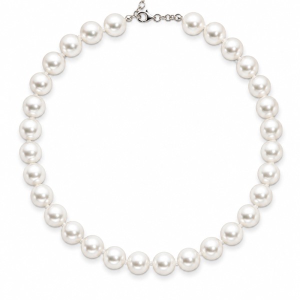Jt Unisex ασημένιο κολιέ μαργαριτάρια shell pearls 10mm Jt Unisex ασημένιο κολιέ μαργαριτάρια shell pearls 10mm