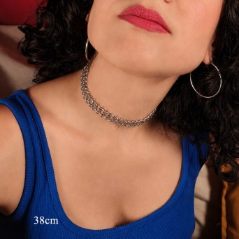 JT Unisex Πρωτότυπη Ατσάλινη Αλυσίδα Λαιμού Persian 2 in 1