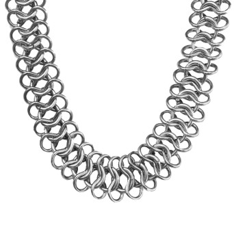 JT Unisex Πρωτότυπη Ατσάλινη Αλυσίδα Λαιμού Persian 2 in 1