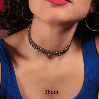 JT Unisex Πρωτότυπη Ατσάλινη Αλυσίδα Λαιμού Persian 2 in 1