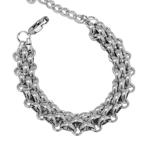 Jt Unisex εντυπωσιακο ατσάλινo βραχιόλι αλυσίδα Ruth Jt Unisex εντυπωσιακο ατσάλινo βραχιόλι αλυσίδα Ruth