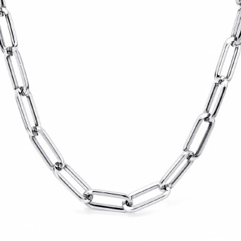JT Unisex αλυσίδα λαιμού συνδετήρας ατσάλι παχιά JT Unisex αλυσίδα λαιμού συνδετήρας ατσάλι παχιά