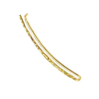 Jt Μίνιμαλ ατσάλινο ear climber σκουλαρίκι λεπτό σφυρήλατο