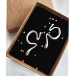 Jt Μίνιμαλ Ατσάλινο Sculptural Ear Cuff Σκουλαρίκι