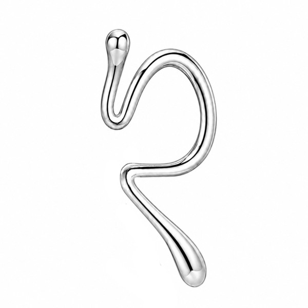 Jt Μίνιμαλ Ατσάλινο Sculptural Ear Cuff Σκουλαρίκι