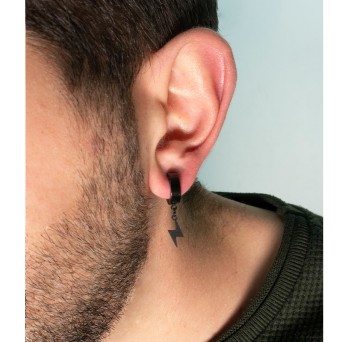 Jt Unisex μονό σκουλαρίκι κρίκο κλιπ με διάφορα σχέδια