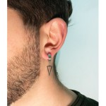 Jt Unisex μονό σκουλαρίκι κρίκο κλιπ με διάφορα σχέδια