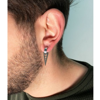 Jt Unisex μονό σκουλαρίκι κρίκο κλιπ με διάφορα σχέδια