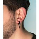 Jt Unisex μονό σκουλαρίκι κρίκο κλιπ με διάφορα σχέδια