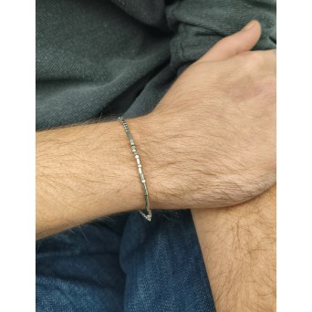 Jt Ατσάλινο Βραχιόλι Μυστικό Μήνυμα σε Μορς Κώδικα