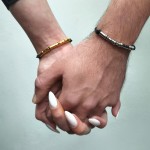 Jt Unisex Μαύρο Βραχιόλι Μυστικό Μήνυμα σε Μορς Κώδικα Ατσάλι