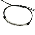 Jt Unisex Μαύρο Βραχιόλι Μυστικό Μήνυμα σε Μορς Κώδικα Ατσάλι Jt Unisex Μαύρο Βραχιόλι Μυστικό Μήνυμα σε Μορς Κώδικα Ατσάλι