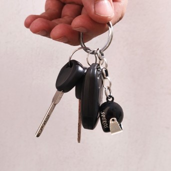 Jt Προσωποποιημένο Μπρελόκ Κράνος Μοτοσυκλέτας Ατσάλινο