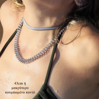 JT Unisex Πρωτότυπη Ατσάλινη Αλυσίδα Λαιμού Persian 2 in 1
