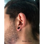 Jt Unisex ατσάλινα καρφωτά σκουλαρίκια τάπα