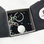 Jt Προσωποποιημένο Μπρελόκ Ατσάλι Χάραξη Κείμενο/Σχέδιο