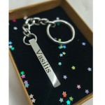 Jt Ατσάλινο μπρελόκ 3D μπάρα με δική σου χάραξη