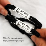 Jt Προσωποποιημένο Βραχιόλι Μακραμέ Ταυτότητα Χεριού Ασημένιο Jt Προσωποποιημένο Βραχιόλι Μακραμέ Ταυτότητα Χεριού Ασημένιο